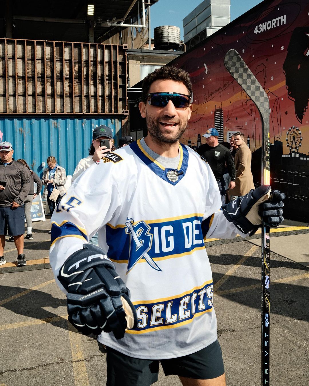 Custom Hockey Jerseys by Men's League Sweaters for Big Deal Brewing in all-over print sublimation