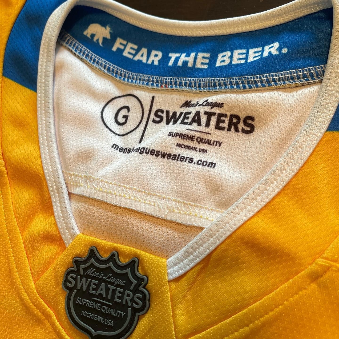 🔥 Personalized #Flavortown jerseys - Men's League Sweaters